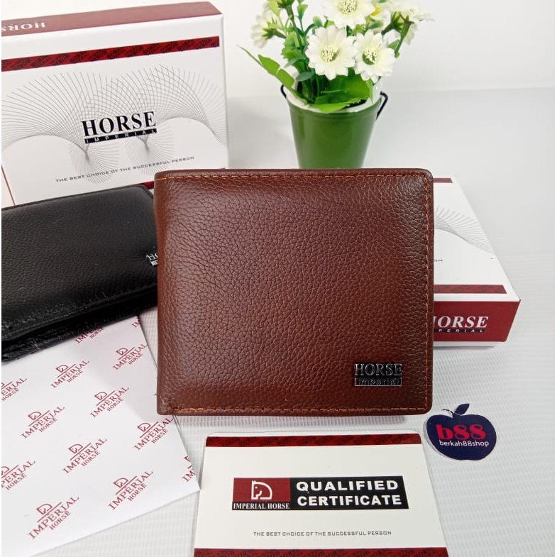 DOMPET KULIT ASLI IMPORT PRIA IMPERIAL HORSE 888-9 BRANDED