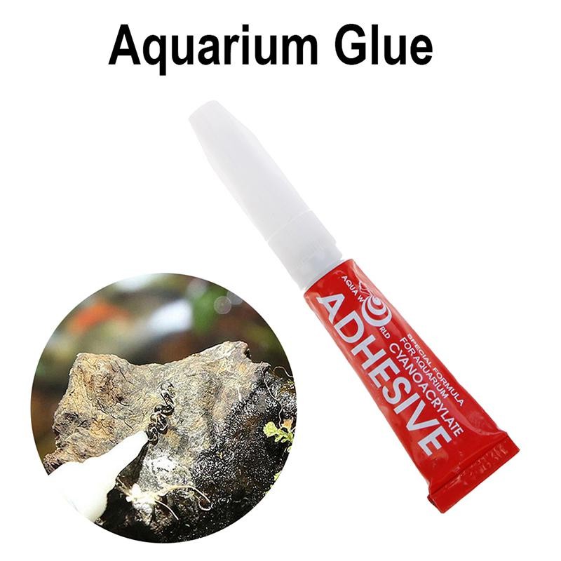 Lem Aquascape Lem Tanaman Pohon Khusus Aquarium Instant Glue Lem Anti Air Super Kuat Tahan Air