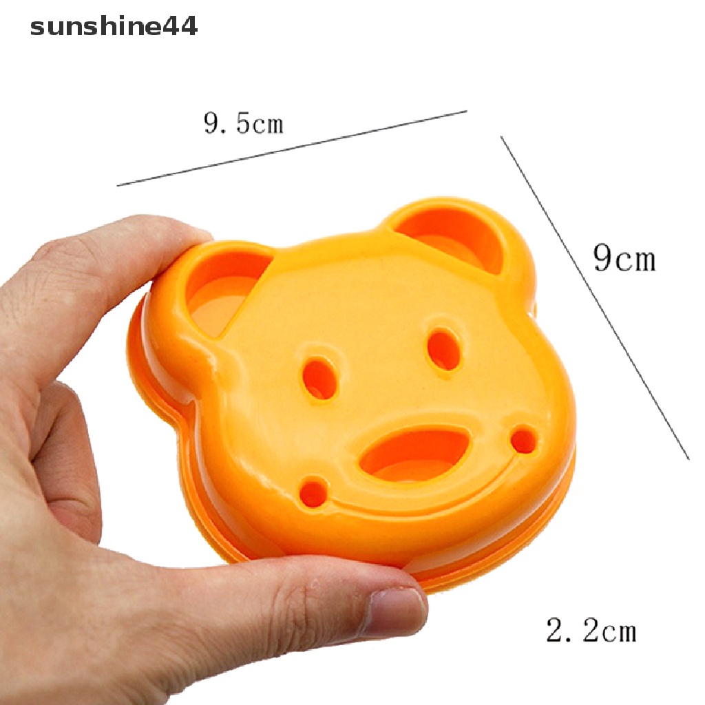 Sunshine Cetakan Kue / Roti / Sandwich Bentuk Beruang Kartun