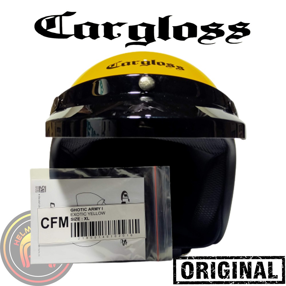 HELM CARGLOSS  ORIGINAL 100% TANPA KACA MURAH WARNA LENGKAP (COD)
