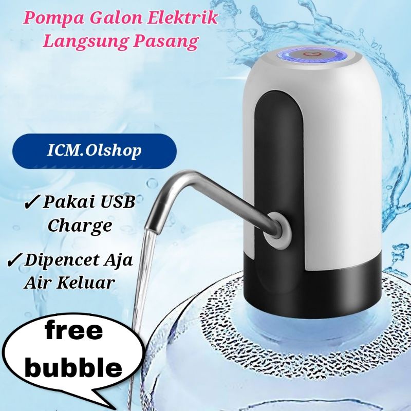 POMPA GALON ELEKTRIK RECHARGE DISPENSER AIR⭐ ICM ⭐