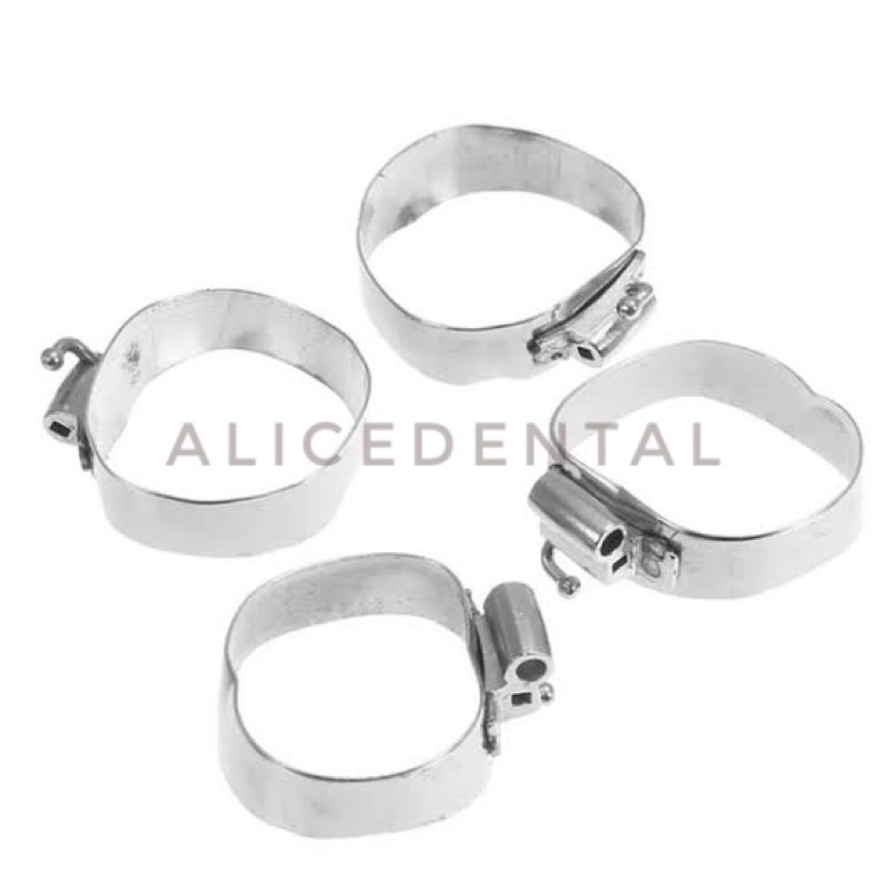 Dental molar band M1 ortho ring gigi buccal tube molarband 35 39 40 41 42 43 orthodontic first molar cincin