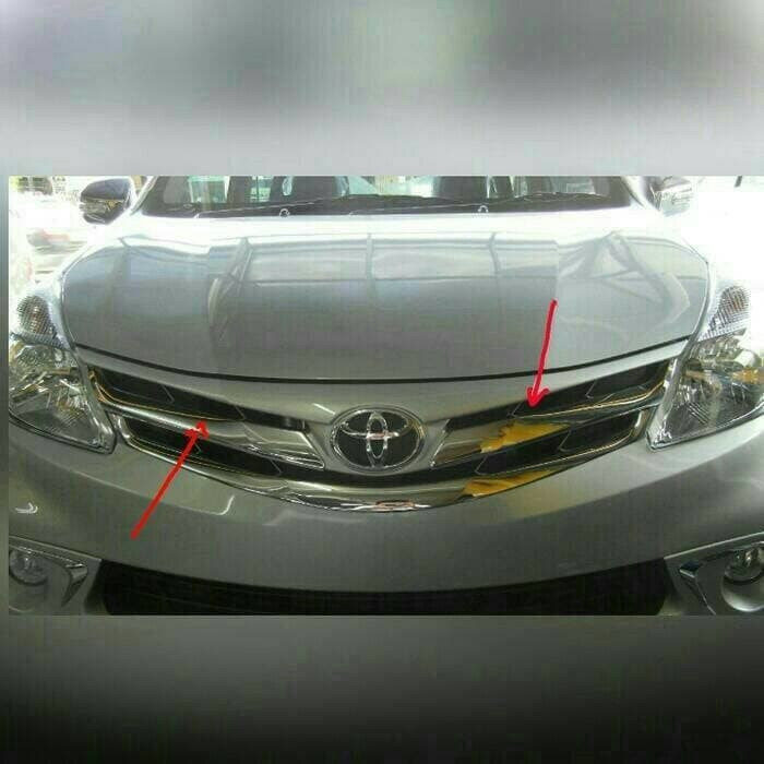 List Lis Grill Tengah All New Avanza & All New Xenia 2012 -2015 Chrome