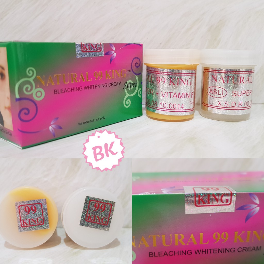 CREAM NATURAL 99 KING SUPER KEMASAN DUS / BLEACHING WHITENING