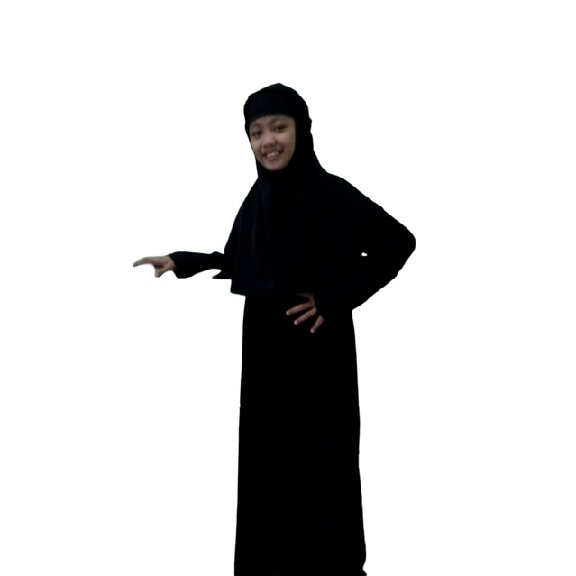 Baju Muslim Anak | Baju Gamis Anak Perempuan  Warna Hitam