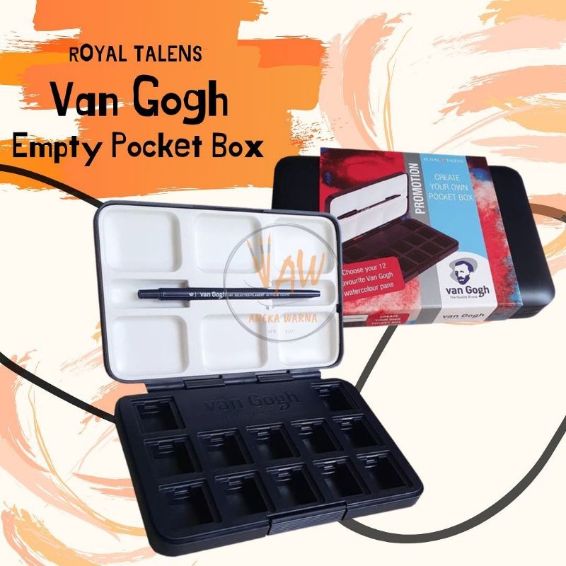 

Van Gogh Empty Pocket Box For Watercolor