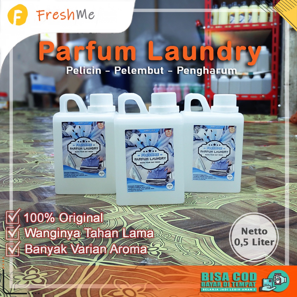 COD | Parfum Laundry Premium Wangi Tahan Lama Aroma Lily Sweet / Pelicin Pengharum Laundry