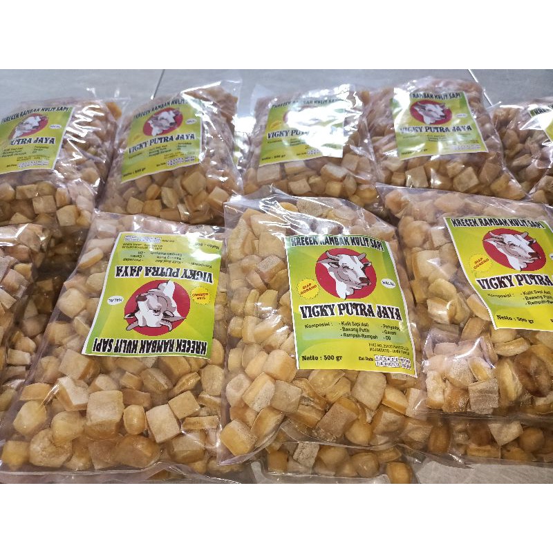 

PENGRAJIN KRECEK RAMBAK KOTAK 1KG (100% KULIT SAPI)