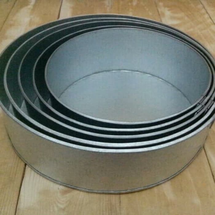 Loyang bolu bulat 1set bahan almunium