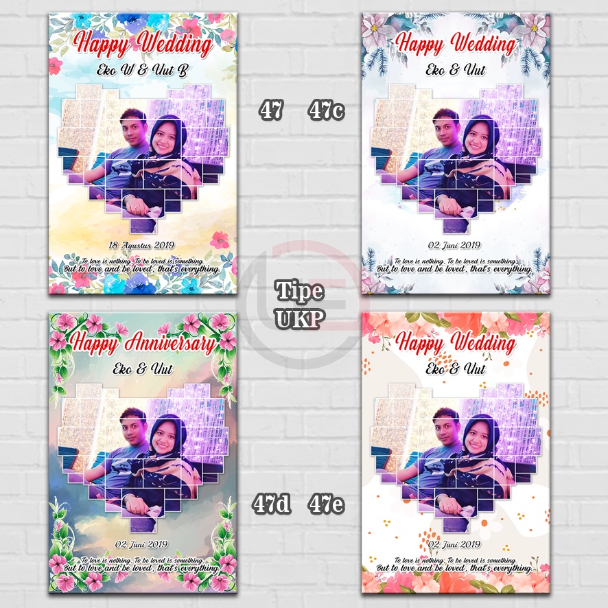 JASA EDIT DESAIN FOTO KOLASE LOVE UNTUK KADO CUSTOM FOTO PERNIKAHAN, EDIT FOTO ULANG TAHUN, EDIT FOT