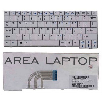 Keyboard Acer 531 AO531 531H ZG5 ZG8 A110 A150 D150 D250 Putih White