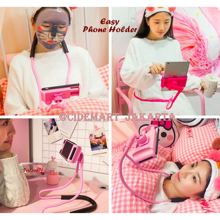 [ORIGINAL] LAZYNECK LEHER DAN PINGGANG / LAZYPOD HOLDER