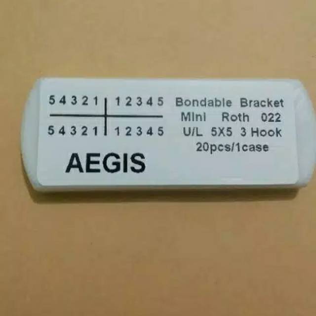 DENTAL BRACKET DTC AEGIS MINI ROOTH 022 3HOOK UP