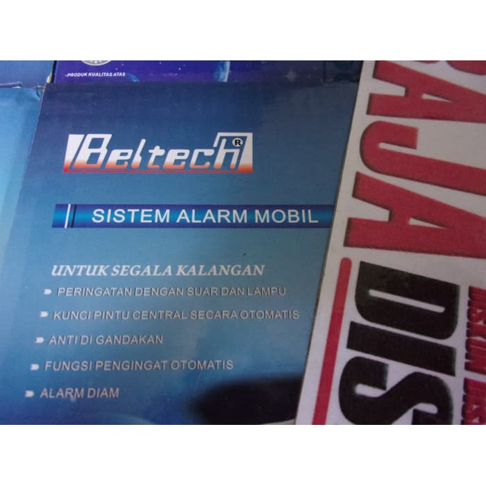 Alarm Mobil Kunci Pintu Model Remote Universal