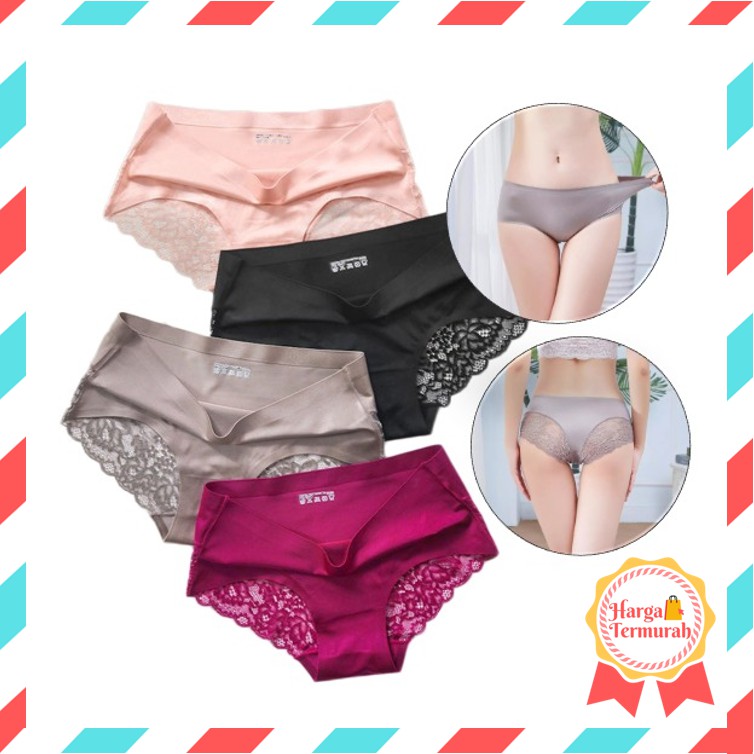Harga Termurah - C782 Celana Dalam Wanita Renda Seamless / CD Wanita / Women Underwear