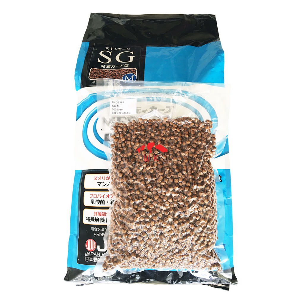 JPD MEDICARP SG | PAKAN KOI MENINGKATKAN DAYA TAHAN TUBUH KOI | 500GR