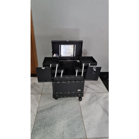 Beauty case trolley Make Up Trolley Koper Kosmetik Koper Alat Kecantikan Beauty Box Trolley