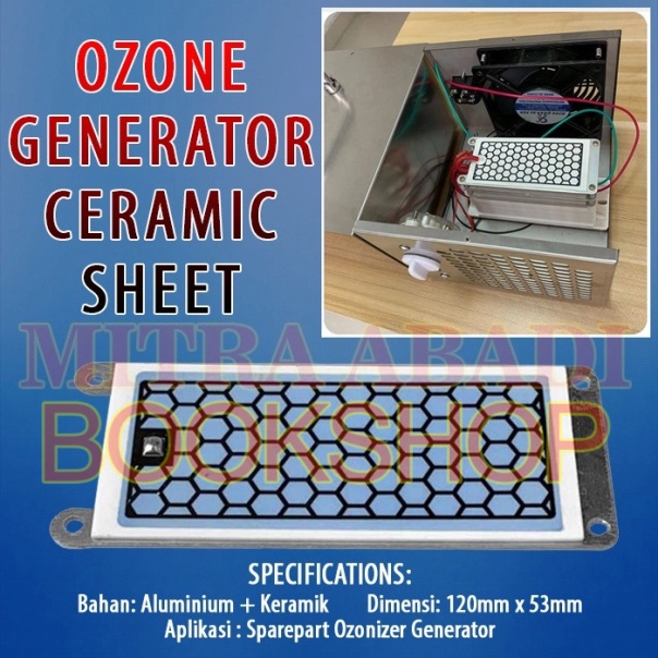 Mesin Ozonizer Generator / Air Purifier Sterilizer CERAMIC SHEET DIY