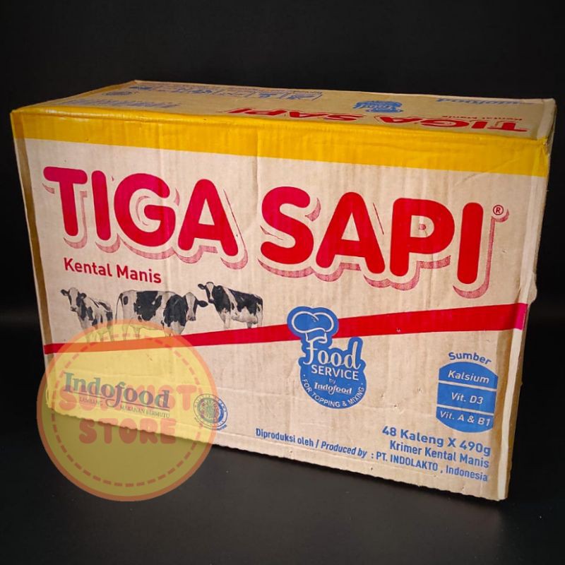 Beli Tiga Sapi 490gr 1 Dus Kental Manis Susu Kental Manis Skm Seetracker Indonesia