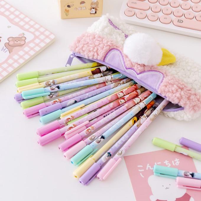 

㍻ 1 LUSIN PULPEN GEL MOTIF WANITA CANTIK LUCU IMUT / BOLPEN GEL SIMPLE FS ㊚