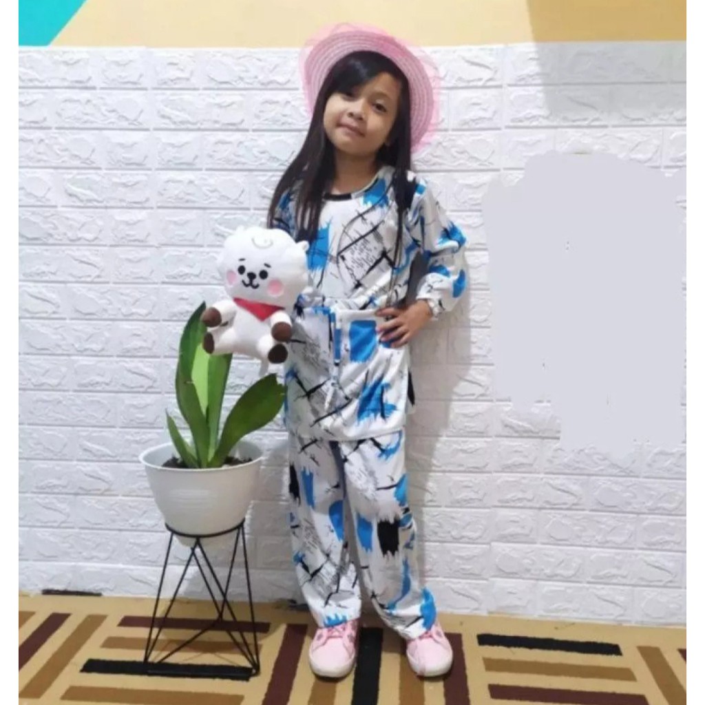 SETELAN ANAK MOTIF NAGITA TERBARU 2021 USIA 5-15 THN