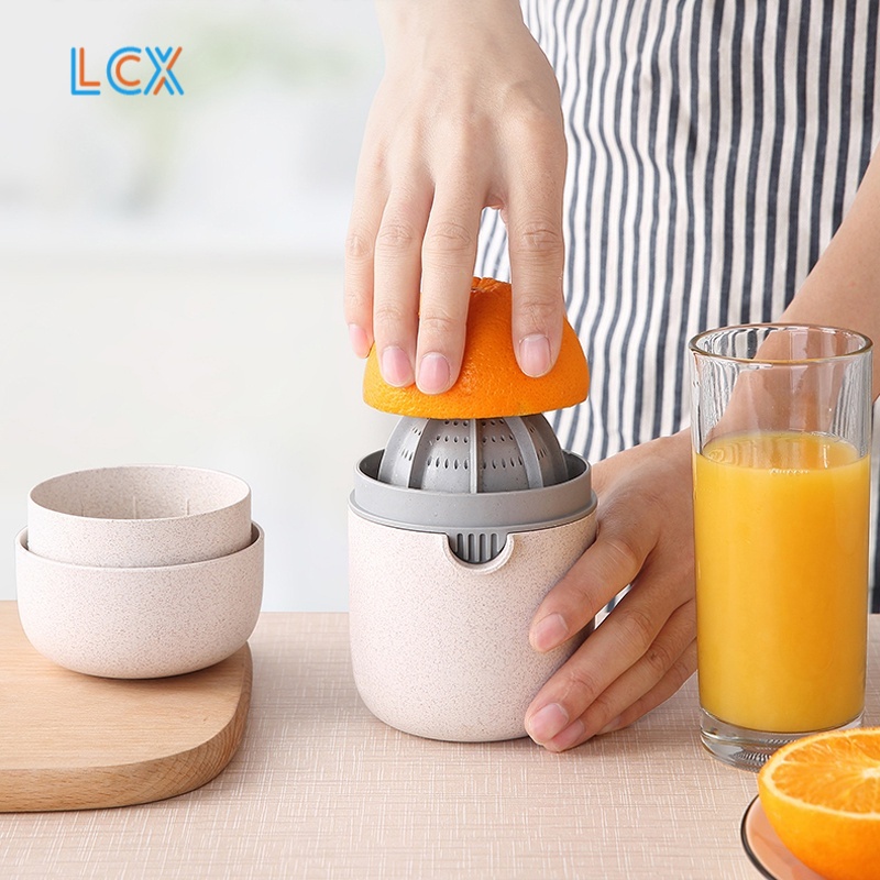 LCX Portabel Juice Extractor Manual Juicer Kecil Juicer Cup Mini Goreng Buah Juicer MultiFungsi