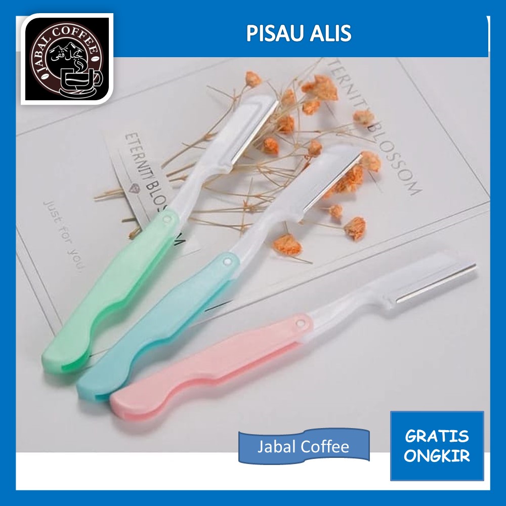 Pisau Alis Lipat / Pisau Alis / Pencukur Alis Fleksible / Pisau Bentuk Alis Mata