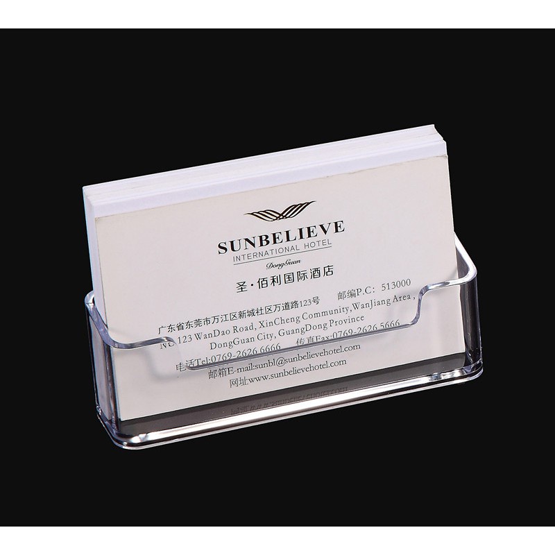 

Tempat Kartu Nama Acrylic - Kotak / Acrylic Name Card Holder