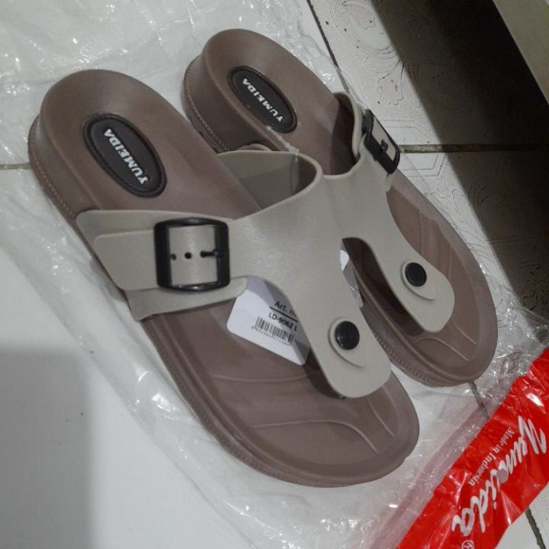SANDAL KARET YUMEIDA CEWEK COWOK/SANDAL JAPIT KARET