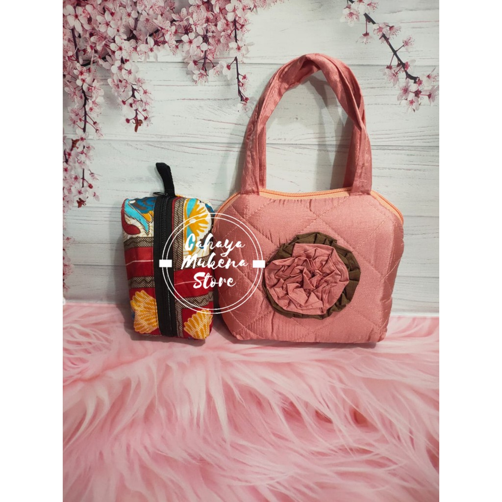 MUKENA PONCO  PREMIUM SET|SAJADAH TRAVEL SET