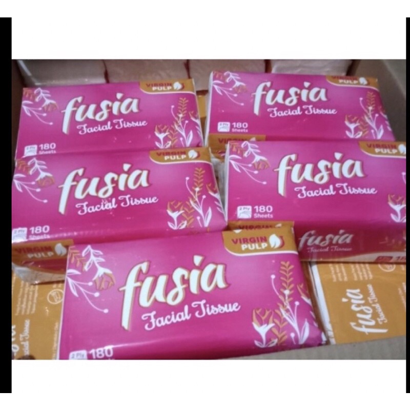 Tisu Tissu Tisue Tissue Fusia 2 Ply 180 Sheets