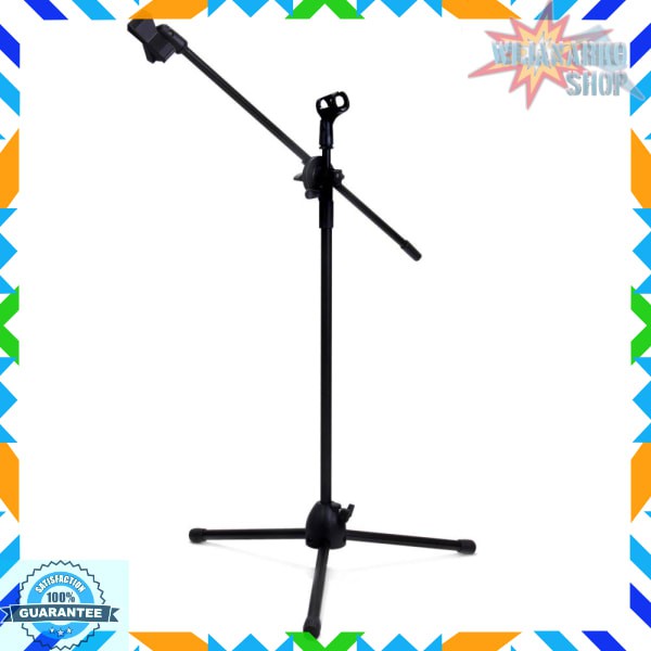 TaffSTUDIO Stand Lantai Mikrofon Pro 1,7Meter - NB-107 - Black PRT11