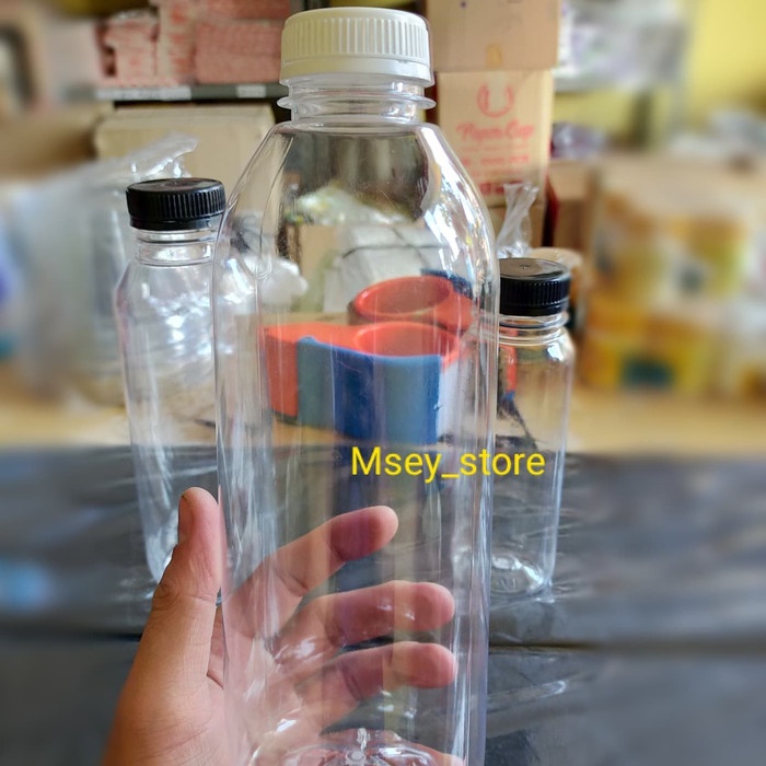 SALE Botol kale 1000 ml / botol kale 1 liter /botol kale 1000 ml PET BENING - Putih