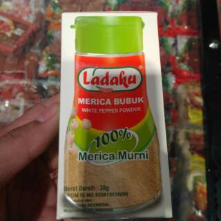 Ladaku merica bubuk kemasan botol 35g (white pepper  