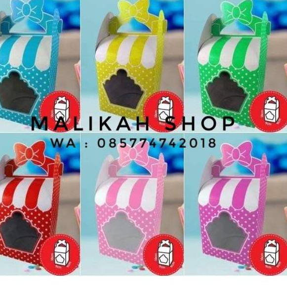 

❈W8D 12 Pcs Dus Cupcake Pita / Box Muffin / Kotak Cupcake Pita ❈ W →