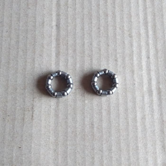 ( 2pcs ) Pelor Bearing Jadi Sarang Roda Depan dan belakang Sepeda