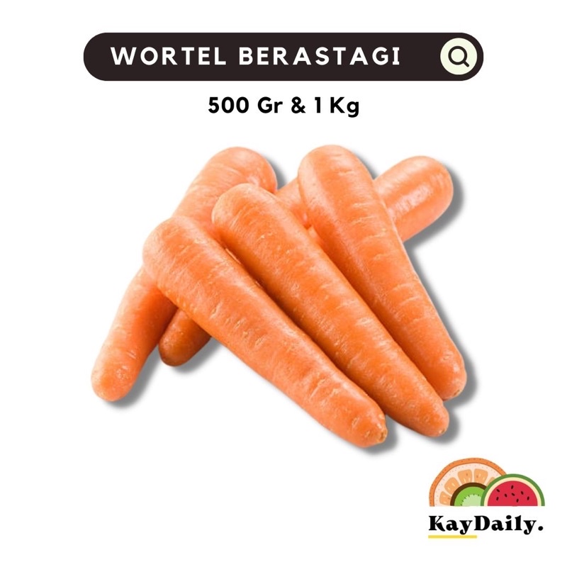 

WORTEL BRASTAGI BESAR 500 GR - BERASTAGI