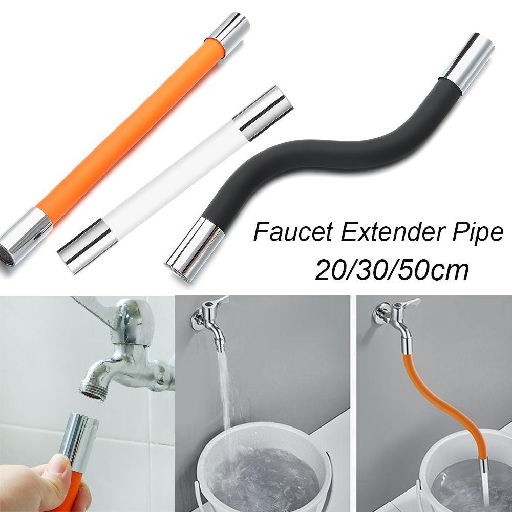 Wonder Faucet Extender Pipe Antarmuka Umum Wastafel Cuci360° Selang Fleksibel Tekuk Bebas Putar