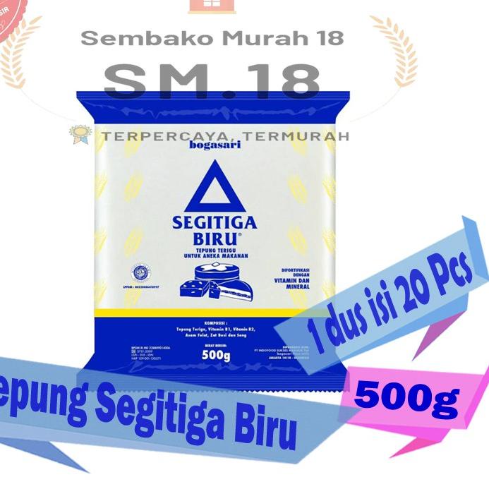 

10.10 SALE Tepung Terigu Segitiga kemasan 500gr - Grosir Termurah - Per Karton isi 20 buruan