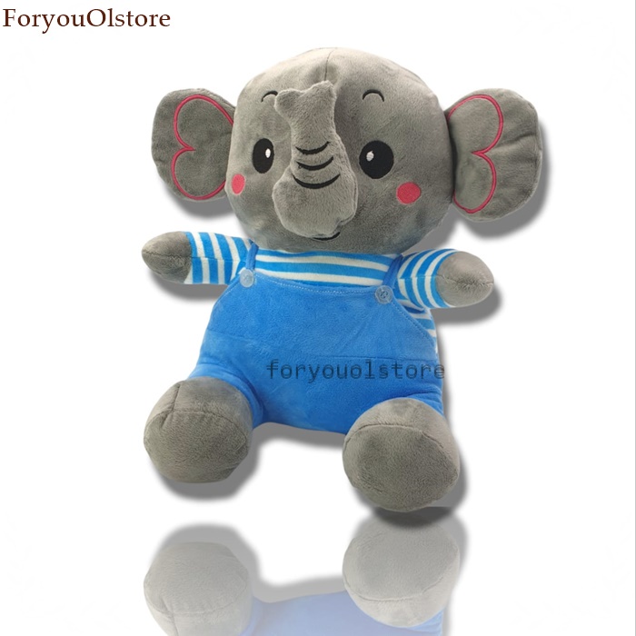 Boneka Gajah New Design/Boneka Hewan/ Koleksi Boneka Gajah/ Maenan Anak Laki Laki Cowok Cewek/Kado Boneka Lucu Imut/ Mainan Anak Viral Boneka / Bahan Yelvo Premium