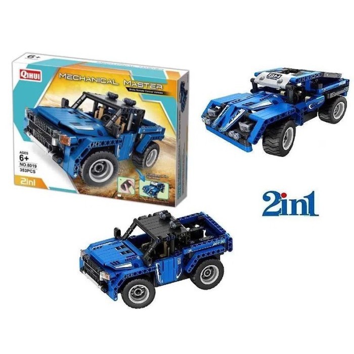 Bricks Mechanical Master Remote Control 2 in 1 Brick Qihui 8019 TS