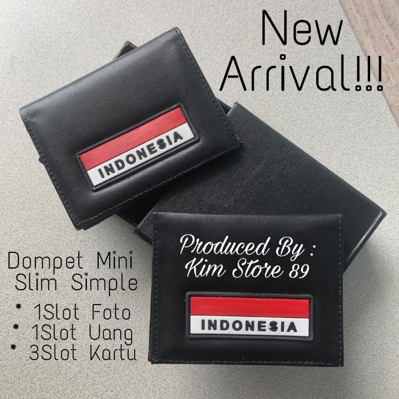 Dompet Kartu Card Holder Pria Wanita Mini Slim Simple Murah Meriah