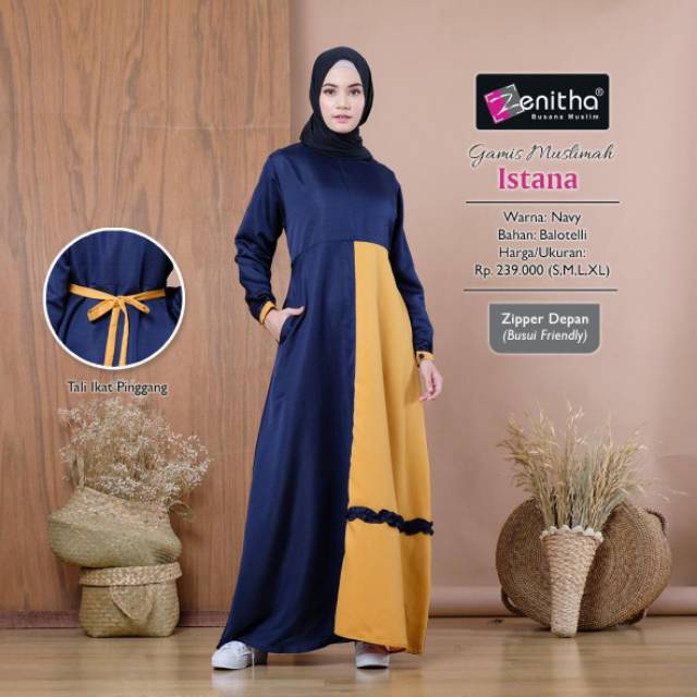 Gamis istana Zenitha Busana Muslim