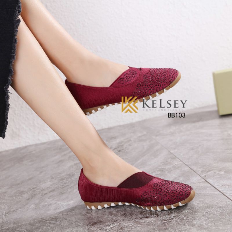 Kelsey  Sepatu Flat Shoes Wanita  BB103