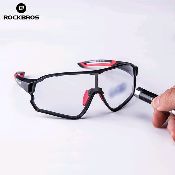 K70 ORIGINAL Kacamata sepeda ROCKBROS lensa Photochromic - Kacamata photocromic Gowes lari untuk