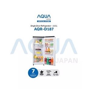 AQUA AQR-D187 kulkas 1pintu garansi 7thn wil kotacirebon