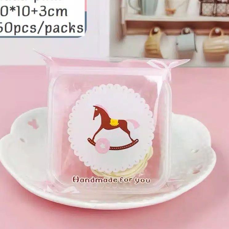 

[PROMO KVG60] Plastik cookies 10x10 cocok buat isi permen/ cookies isi 100pcs Best Terlaris