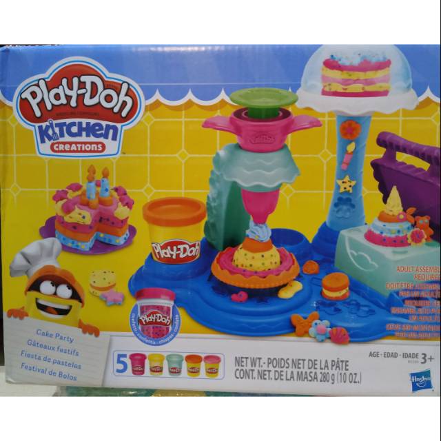 play doh kitchen creations cake
