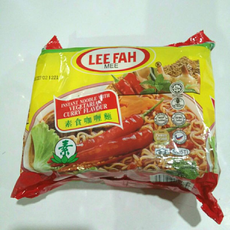 

MIE SEGERA SAYURAN PERISA KARI, 5X70g, LEEFAH MEE