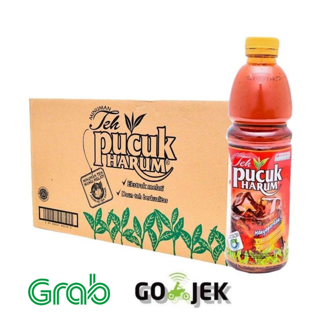 Teh Pucuk Harum 350ml 1 dos isi 24 botol (Varian : Normal &amp; Less Sugar)